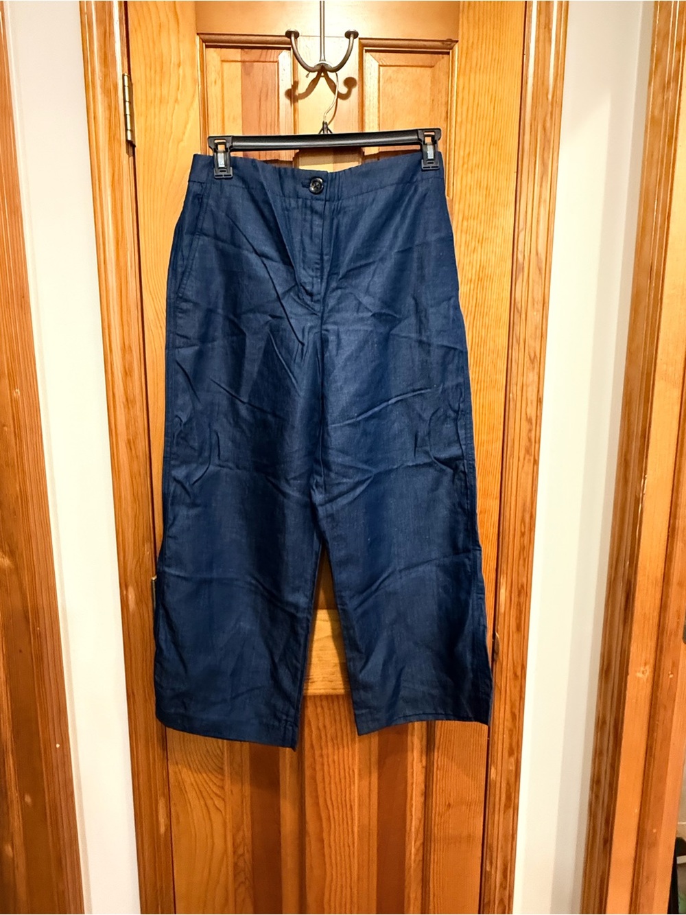 LOFT Wide Leg Navy Blue Pants